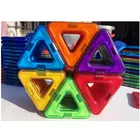 30-60 шт., Магнитный конструктор, треугольник, квадратный конструктор, магнитные строительные блоки, дизайнерский набор, магнитные игрушки для детей, подарок