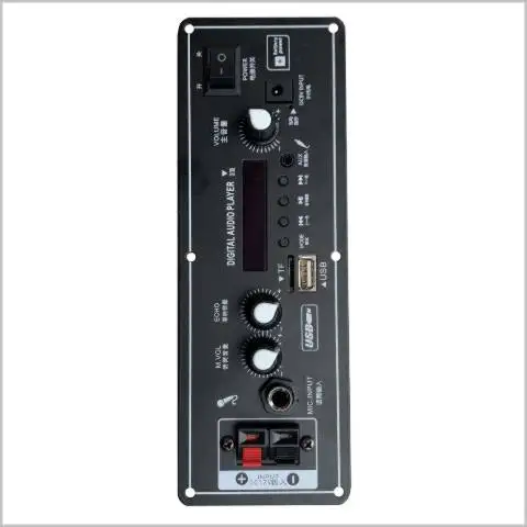 

Наружный динамик 9 в усилитель мощности плата мобильного квадратного танца аудио 7,4 В литиевый источник питания материнская плата с Bluetooth