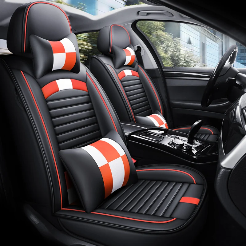 Универсальные автомобильные чехлы на сиденья для Toyota Corolla Camry Rav4 Auris Prius Yalis Avensis SUV