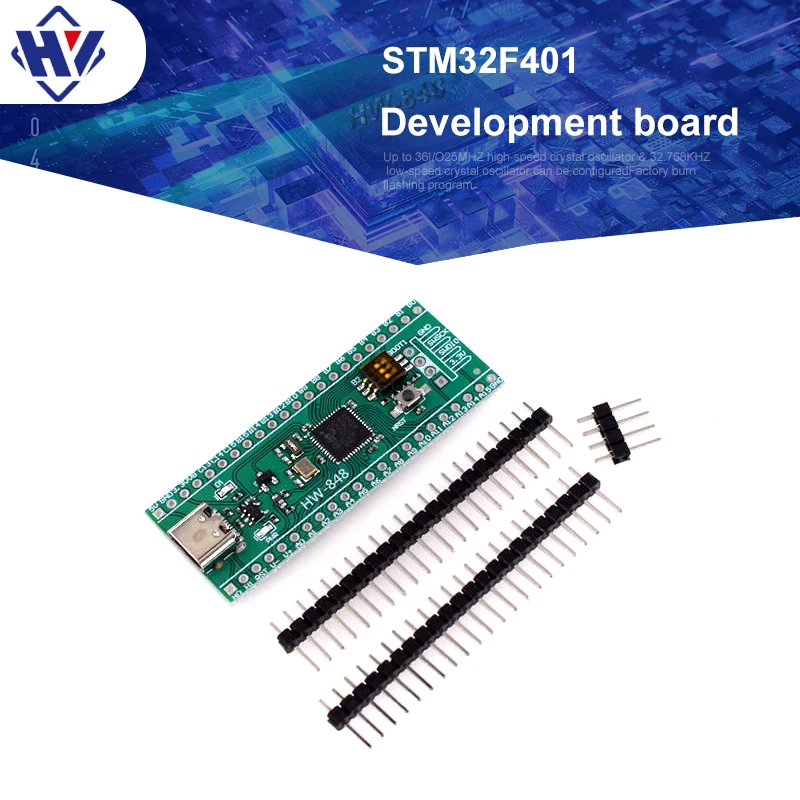 

STM32F401CCU6 minimum system development board STM32F4 64KB RAM 256KB ROM learning board module built-in SRAM flashing program