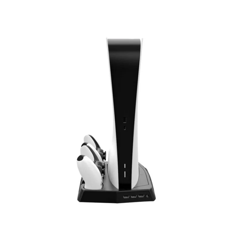 

Vertical Stand with Cooling Fan for PS5 Console Charging Station Dock with Dual Controller Charger and Cooling System Ne