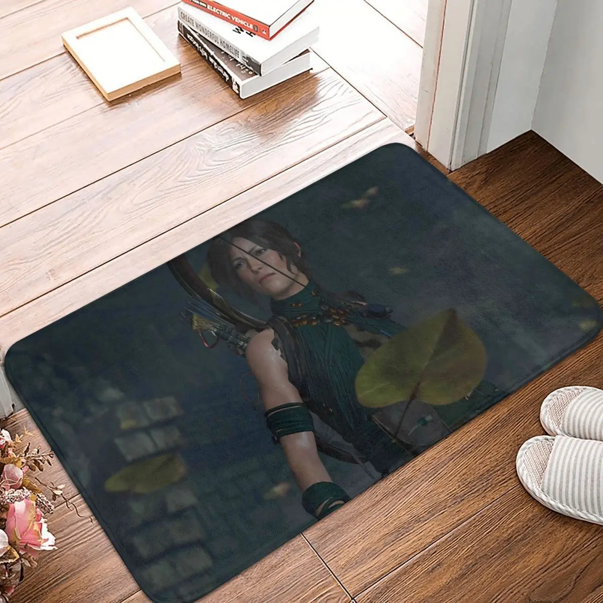 

Non-slip Doormat Kitchen Mat Tomb Raider Floor Carpet Entrance Door Rug Bedroom Decorative
