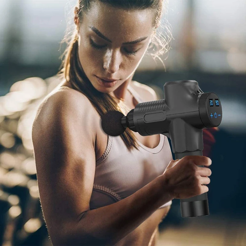 Fascia Gun Massage Gun Upgrade Percussion Muscle Massage Gun for Athletes Handheld Deep Tissue Massager