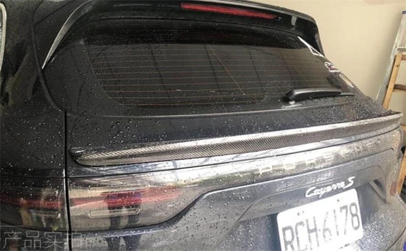Спойлер из углеволокна для Porsche Cayenne Спойлеры-крылья высокого качества аксессуары для модификации автомобиля
