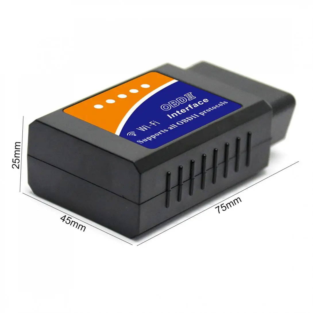 ELM327 V1.5 Супер Мини WiFi сканер беспроводной Авто Интерфейс считыватель кодов