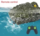Радиоуправляемая лодка 2,4G имитация головы крокодила дистанционное управление гоночная лодка розыгрыши интересная игрушка розыгрыш искусственная игрушка