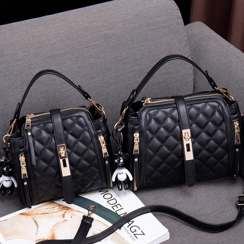 Маленькая женская сумка новый стиль ромбовидная ручная Корейская версия модная