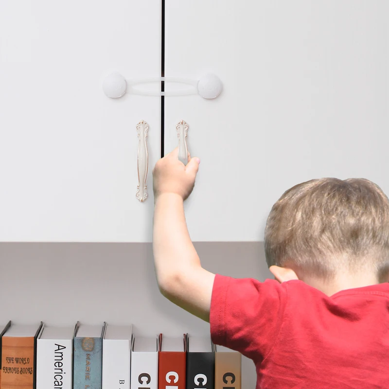 

5pcs Child Kids Baby Care Safety Cabinet Locks & Straps Products Cabinet Drawer Locks