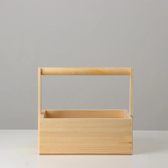 Набор кашпо деревянных ящиков 30×25×20 см &quotС Днём Рождения&quot 3 в 1 гравировка 5420809 |