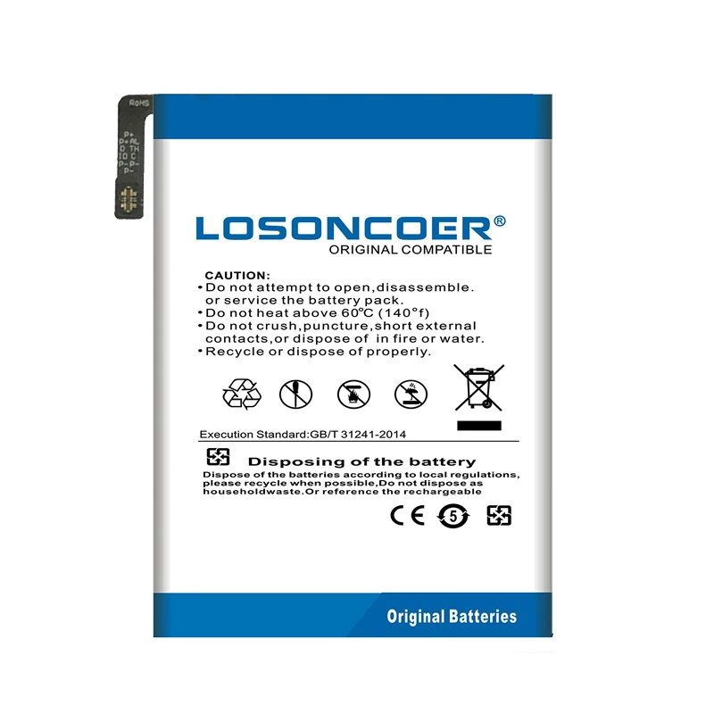 LOSONCOER 3900 мАч G013A B G013AB запасные аккумуляторы для HTC Google Pixel 3 G013B