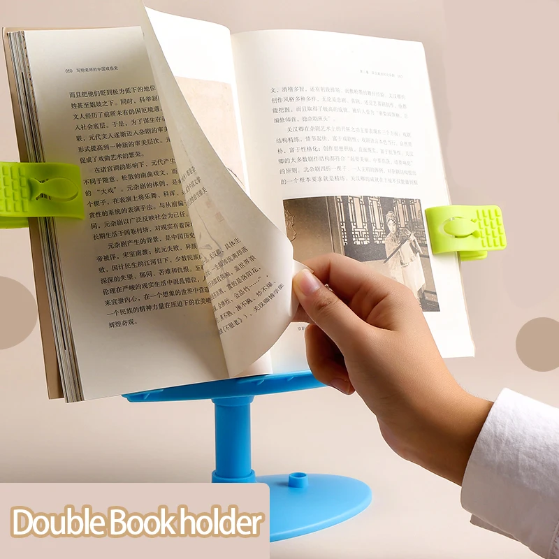 

Zanken primary school students retractable book stand study desk reading book holder fixed book desktop reading rack