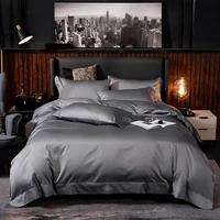 pure egyptian cotton solid color bedding set ultra soft premium duvet cover bed sheet pillow shams queen king size 46pcs