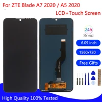 original for zte blade a5 2020 lcd display touch screen digitizer assembly for zte a7 2020 screen lcd display parts free tools