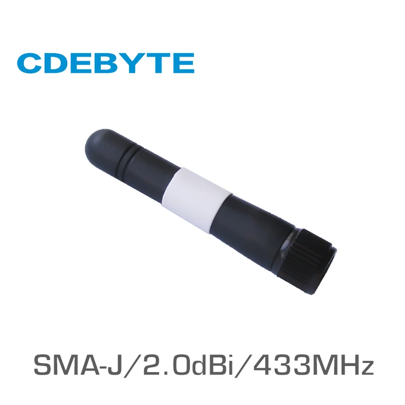 

433MHz SMA-J Interface 50 Ohm Impedance Less Than 1.5 SWR 2.0dBi Gain High-quality Omnidirectional Antenna TX433-JZ-5