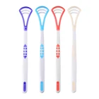 Щетка для языка, скребок для очистки покрытия языка, долговечный скребок для свежего дыхания, уход за полостью рта, гигиена, стоматологические инструменты, удаление неприятного запаха изо рта