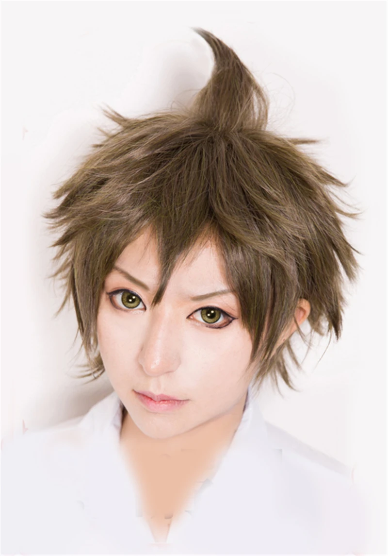1 шт. парик Danganronpa: Trigger Happy Havoc термостойкий синтетический волос Hinata Hajime