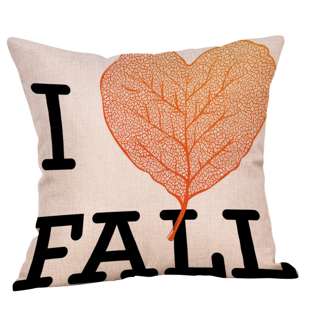 Домашний Декоративный чехол для подушки на диване с буквенным принтом Хэллоуин