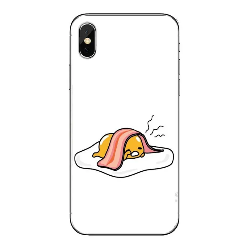 Японский мультфильм ленивое яйцо Гудетама мягкий чехол для huawei P Smart Y6 P8 P9 P10 Plus Nova