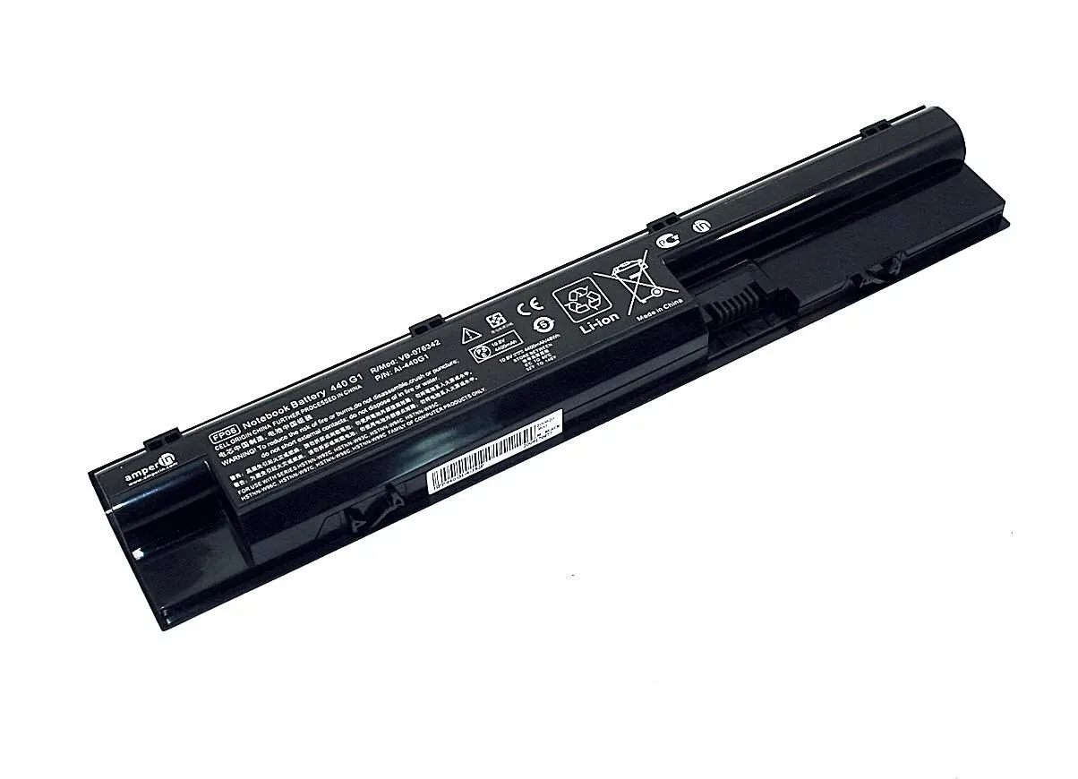 Аккумулятор Amperin AI-440G1 для HP 250, 255, ProBook 440, 445, 450, 455, 470 Series, p/n: 707616-141, 707616-141, 707616-851 10