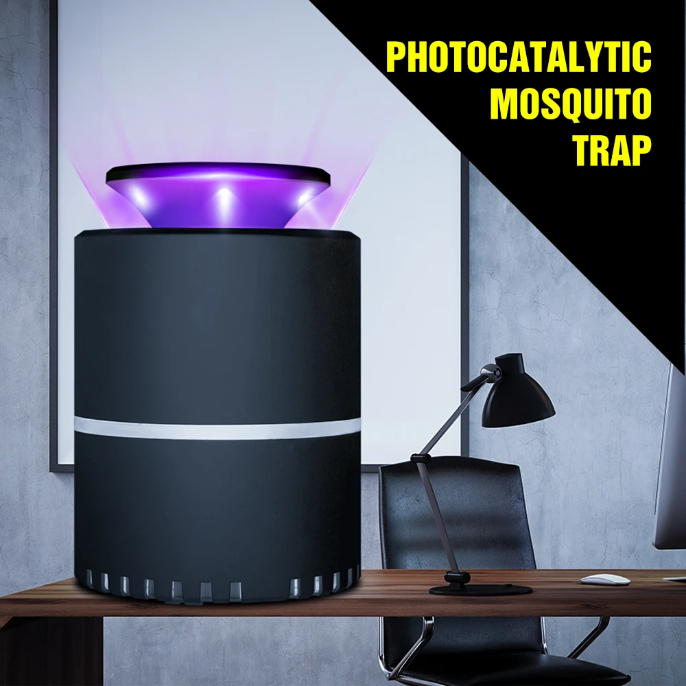 Светодиодная домашняя лампа для защиты от комаров 5 В ловушки насекомых мух 8 Вт