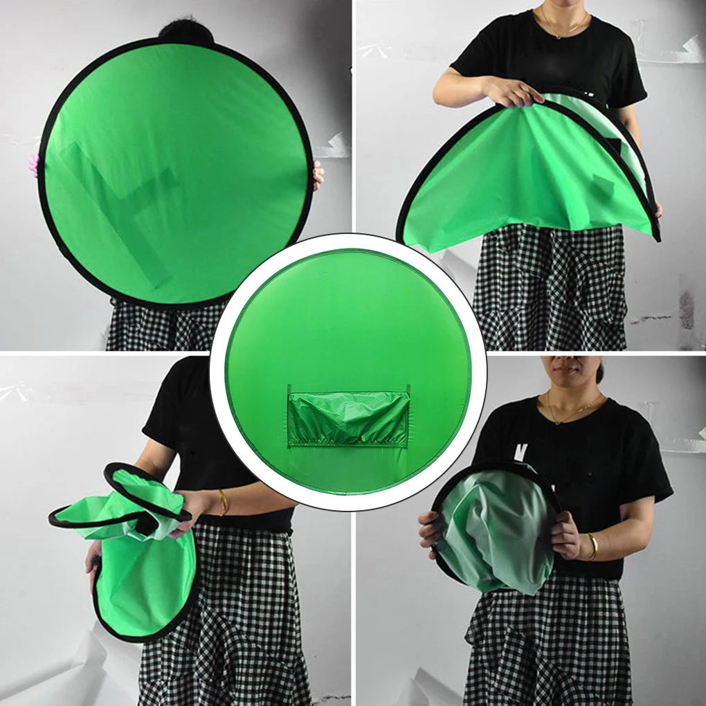 

Blue/Green Screen Photography Props Portable Chroma Key Background Photos Suitable For YouTube Video Studio 19.69*3.94*0.59in