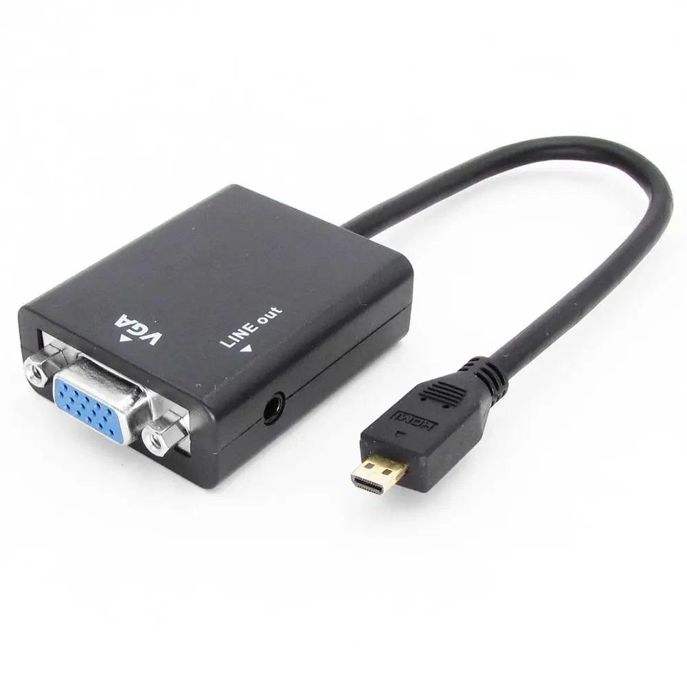 2 ГБ/4 ГБ Raspberry Pi 4 Модель B Кабель Micro HDMI к VGA видеопреобразователь адаптер для