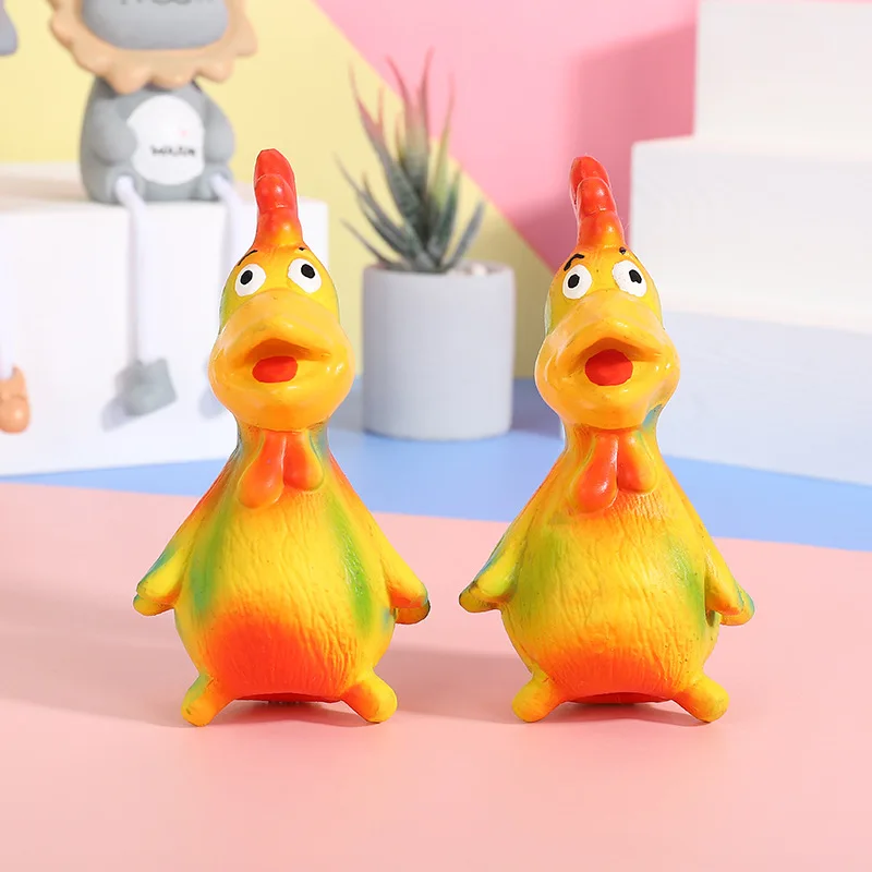 Страуса Форма собака Писк игрушки подарки для питомца Безопасность латекса