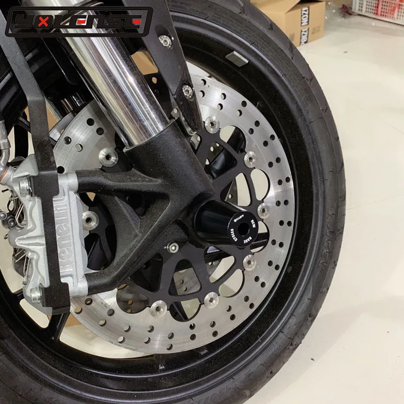 

For Benelli 752S BN600 TNT600 BN 600 TNT 600 Motorcycle Accessories Front & Rear Axle Fork Crash Sliders Wheel Protector