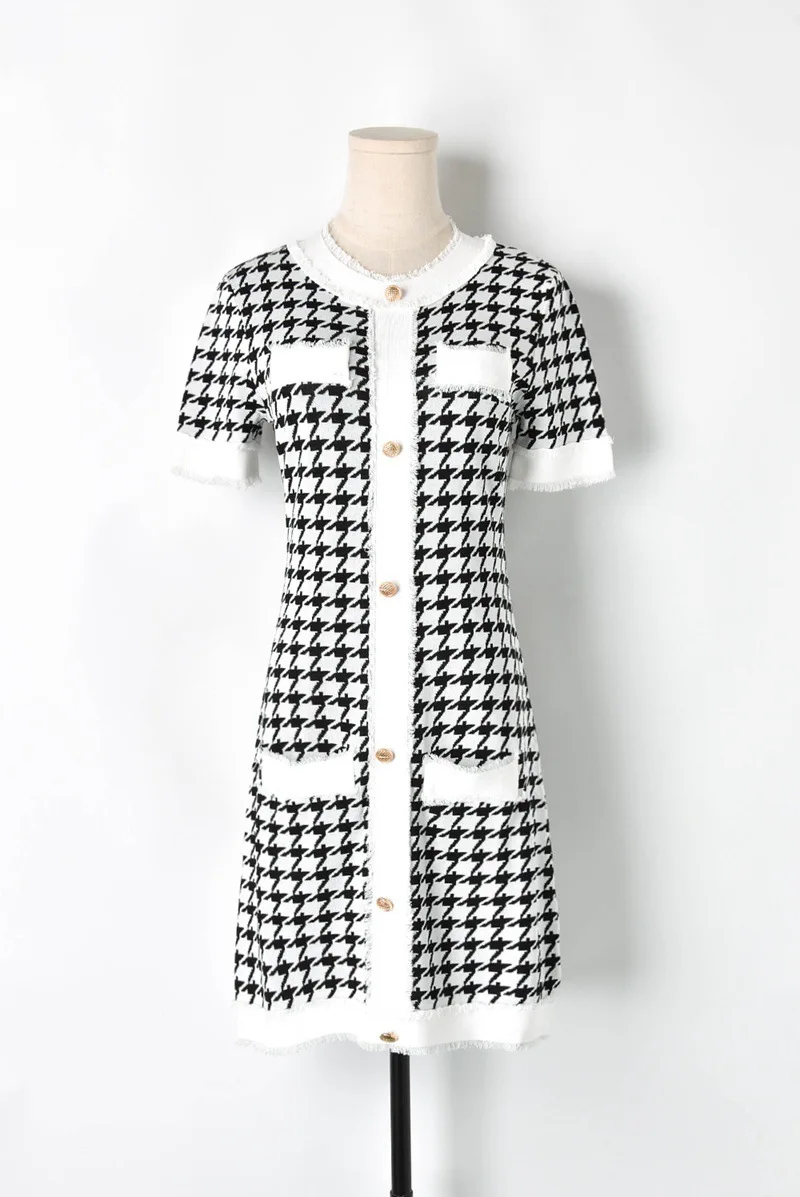 Женские серьги капельки для подиума трикотажное платье 2019 летнее элегантное