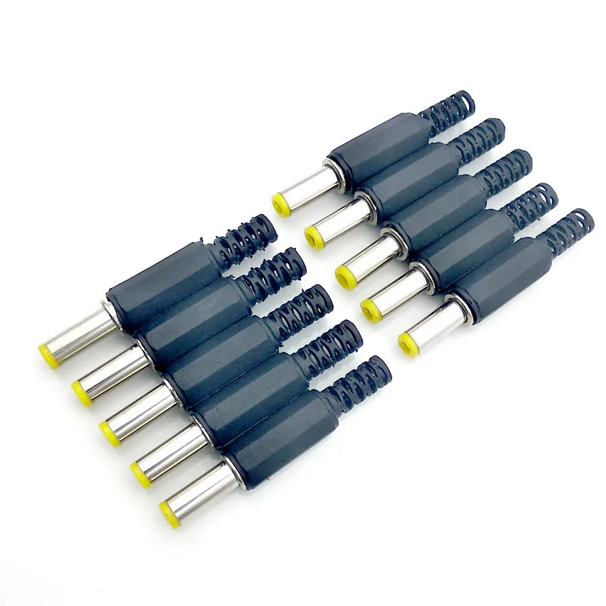 

10pcs 5pcs Male DC power plug 5.5*2.1MM 5.5*2.5MM 30V 1A Electric Connectors Male Mount Jack Plug Wire Terminals Adapter