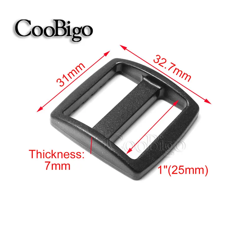 10 шт. трехскользящая пряжка-слайдер регулируемый пластиковый красочный 25 мм для