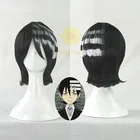 Парик для косплея по мотивам аниме Пожиратель души, парик из синтетических волос черного и белого цвета, шапочка с бесплатным париком для вечевечерние НКИ на Хэллоуин, для ролевых игр, Марди Гра