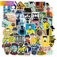 103050pcspack classic tv show breaking bad stickers for motorcycle notebook computer car diy childrens toys refrigerator box