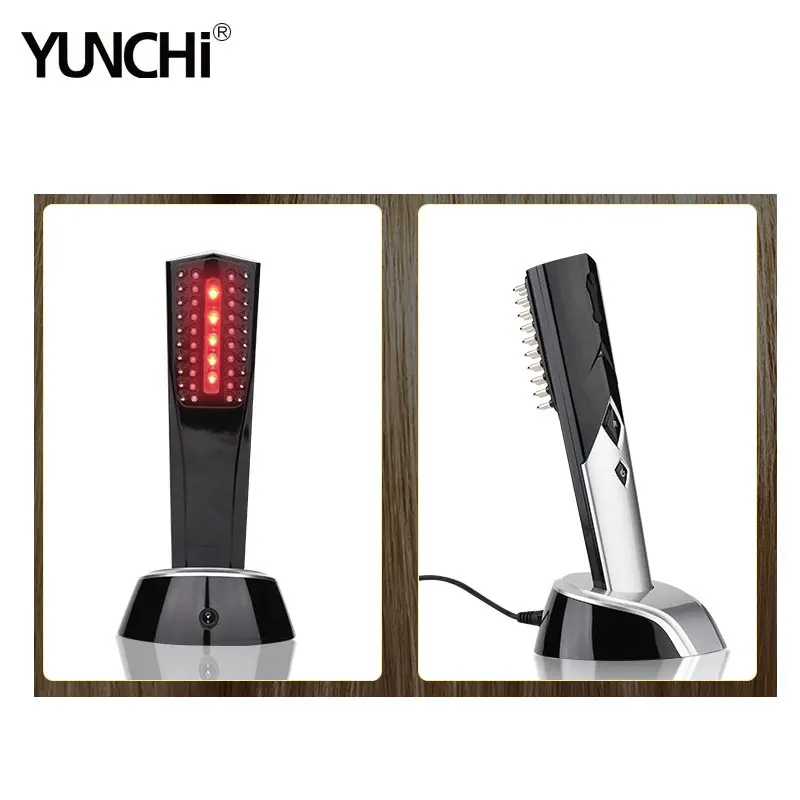 Электрическая массажная расческа Вибрационный массажер технология холодного