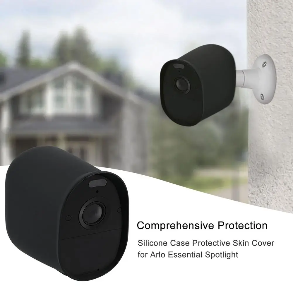 

Силиконовый защитный чехол для Arlo Essential мини-прожектор для камеры, чехол с защитой от дождя, аксессуары для камеры безопасности