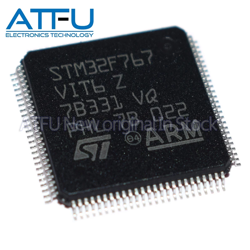 Микроконтроллер STM32F722VET6 IC 32 бит 512KB FLASH 100LQFP | Электронные компоненты и