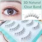 5 пар, прозрачные ресницы в Корейском стиле