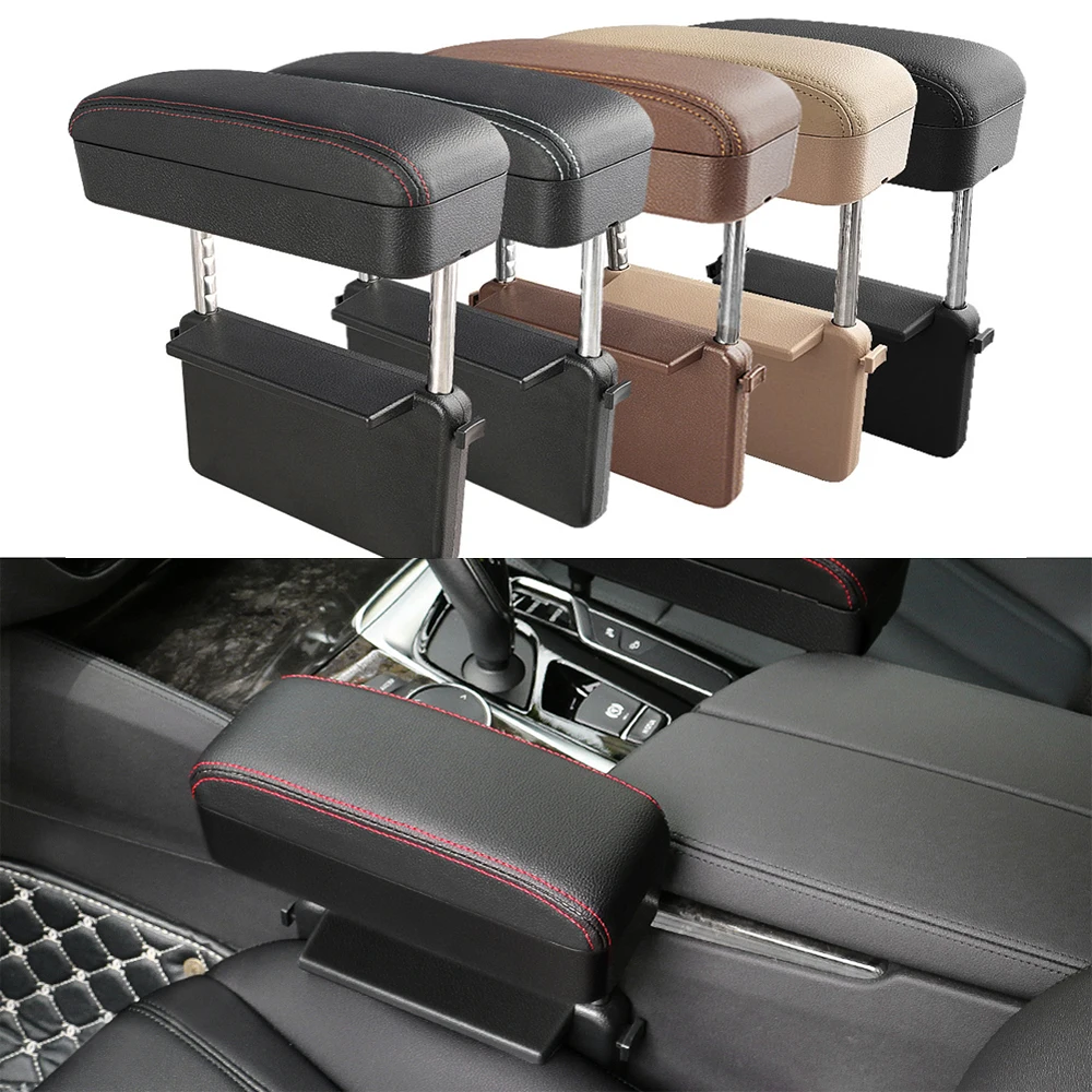 

Universal Car Armrest Box Elbow Support Adjustable Car Center Console Arm Rest Car Styling Auto Seat Gap Organizer Arm Rest Box
