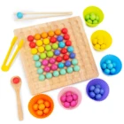 Мяч устранение игра деревянная расшиты разноцветными бусинами и Радуга воображение Trainng Мозга Игрушка Вечерние игры
