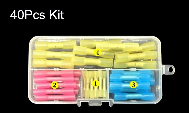 Шотландский замок 40 200 шт. соединительная Клеммная колодка термоусадочная