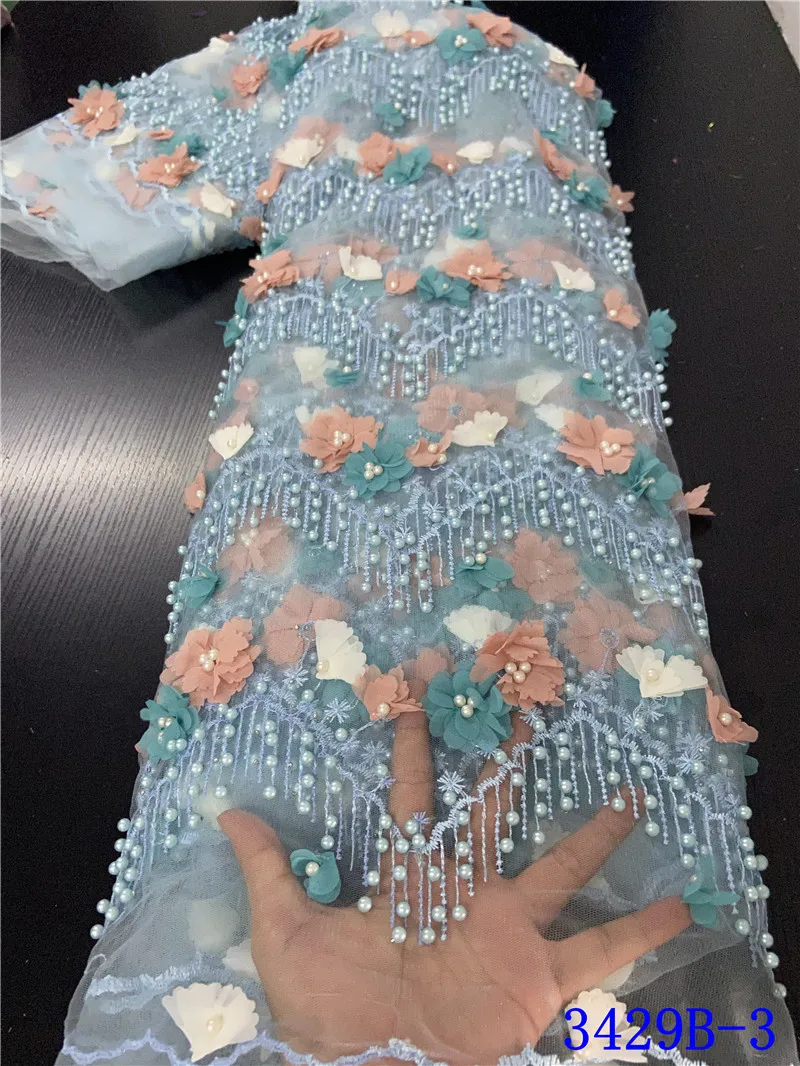 NIAI африканская Ткань кружево 2020 французские сетчатые шнурки нигерийская вышивка