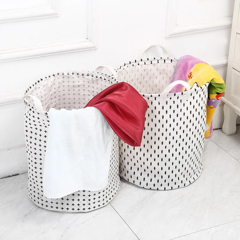 

Waterproof Dirty Clothes Basket Barrel Folding Kids Toy Organizer Storage Box Bag Bins Large Capacity Laundry Basket YB090M32