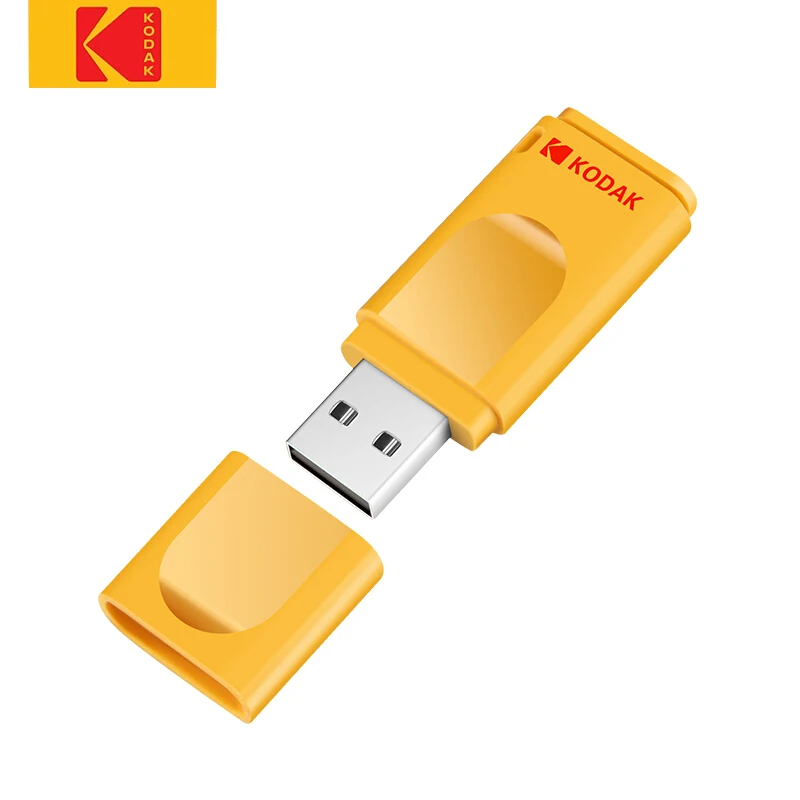 Цвет: желтый Kodak K232 16 ГБ 32 ГБ 64 ГБ USB2.0 флеш-накопители 32 ГБ флеш-накопитель USB флеш-накопитель U диск мини флеш-накопитель флешки флеш-диск - Цвет: Цвет: желтый