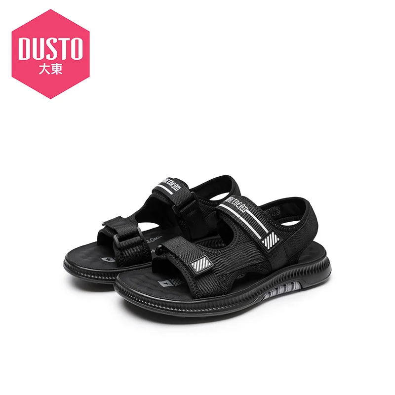 

DUSTO 2021 summer new fashion trend massage insole men's sports sandals