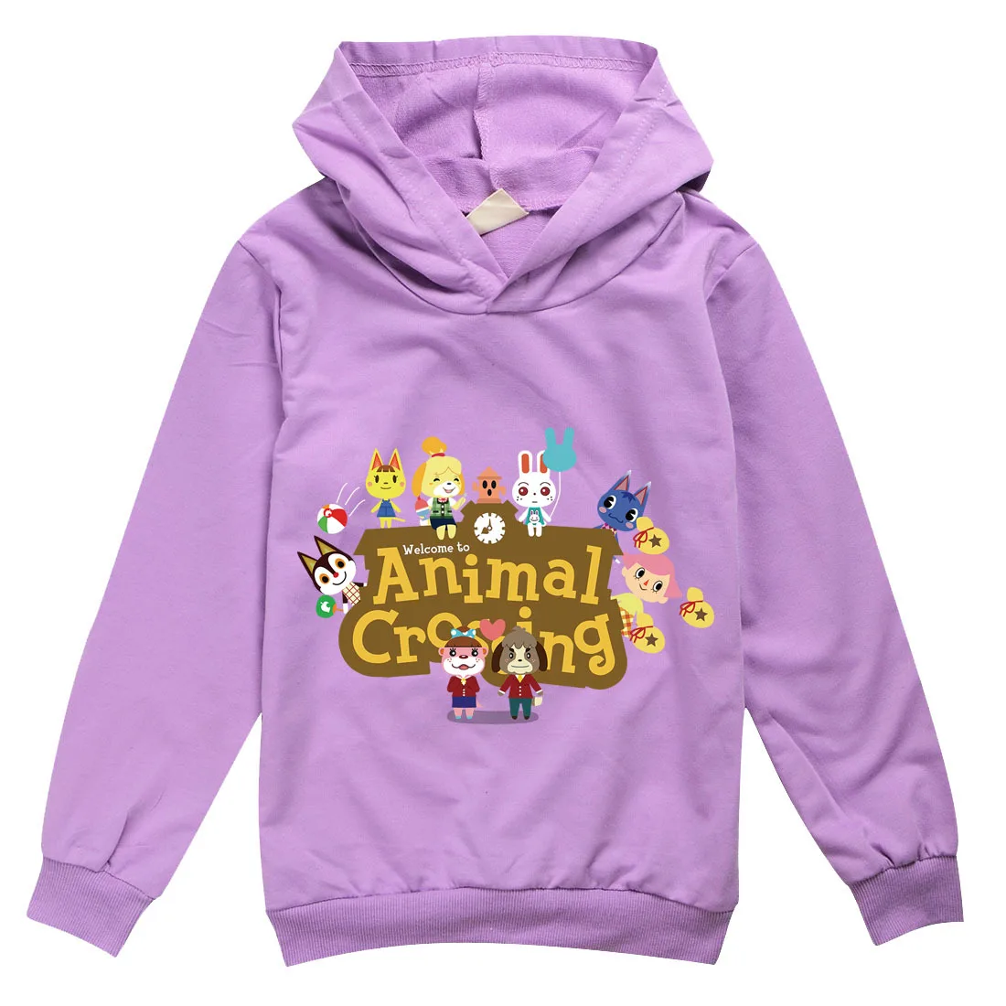 2022 Spring Autumn Children Clothes Animal Crossing Long Sleeve Hoodies Boy Girl Print Cartoon Fashion Sweatshirt Kids Clothing |