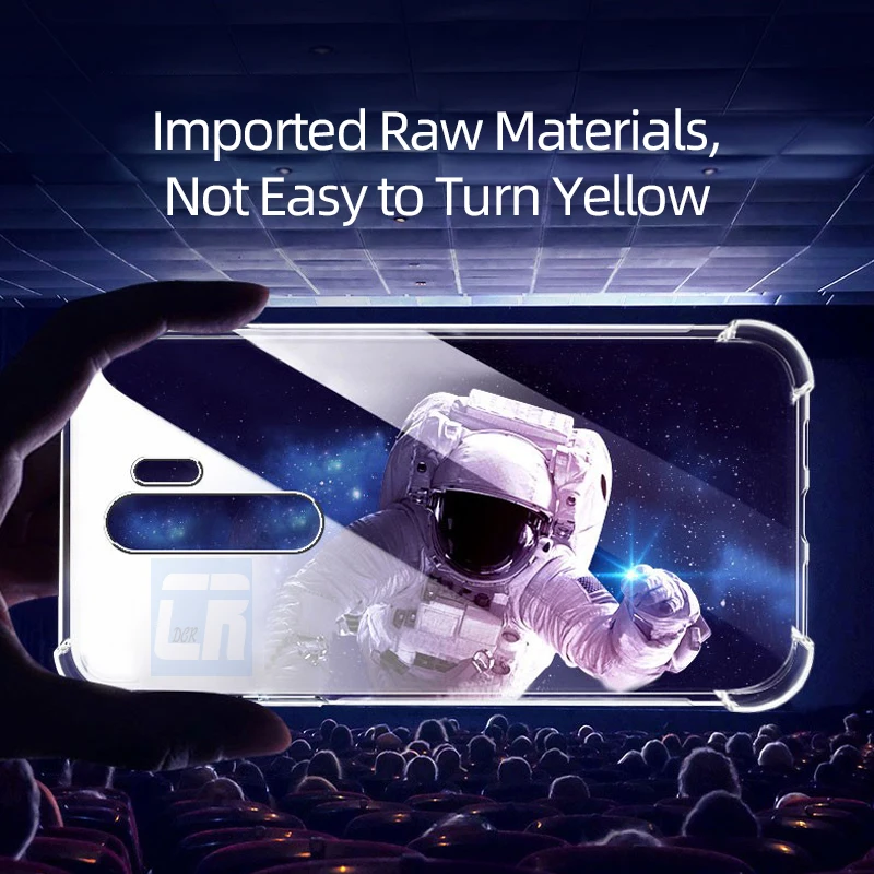 

Clear Shockproof Case For Xiaomi Poco F2 Soft Silicone Case Redmi K20 K30 Note 9S 5 6 7 8 9 Pro Max 10X 10 Lite 9A 9C Back Cover