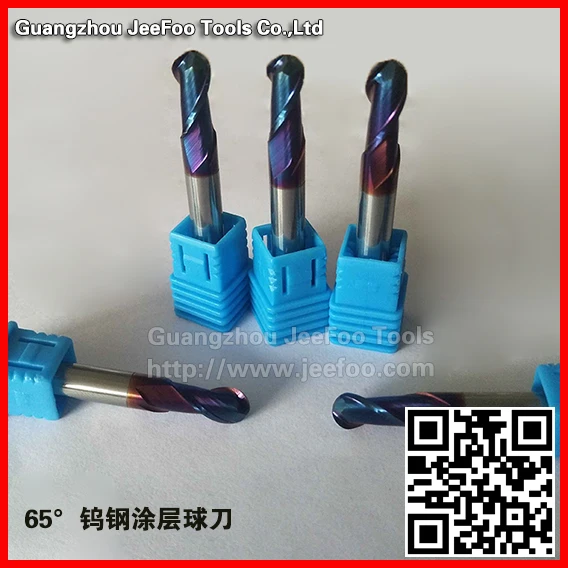 Фреза Концевая фреза металла резец HRC65 2 Флейта сплава карбида шаровой 4 мм 6 8 10 12