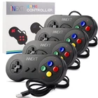 Игровой контроллер 4 шт.лот SNES USB, игровой геймпад для Nintendo SNES, игровой планшет для Windows, ПК, MAC, Raspberry