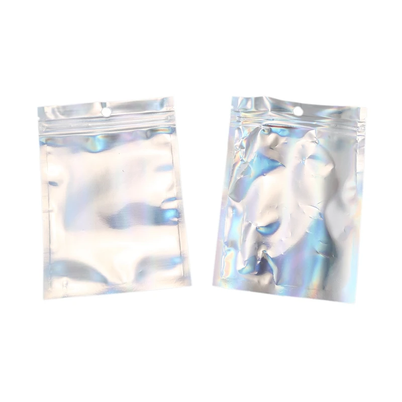 Многоразовые Пакеты с защитой от запаха мешок из фольги на плоской молнии для