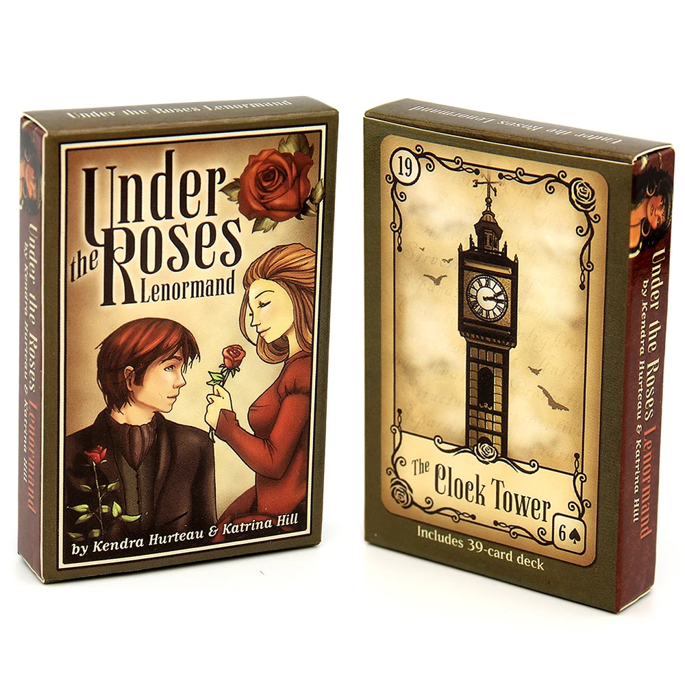 39 карт колода под розами Lenormand часы башня Кендра хуранто любовь оракул Таро